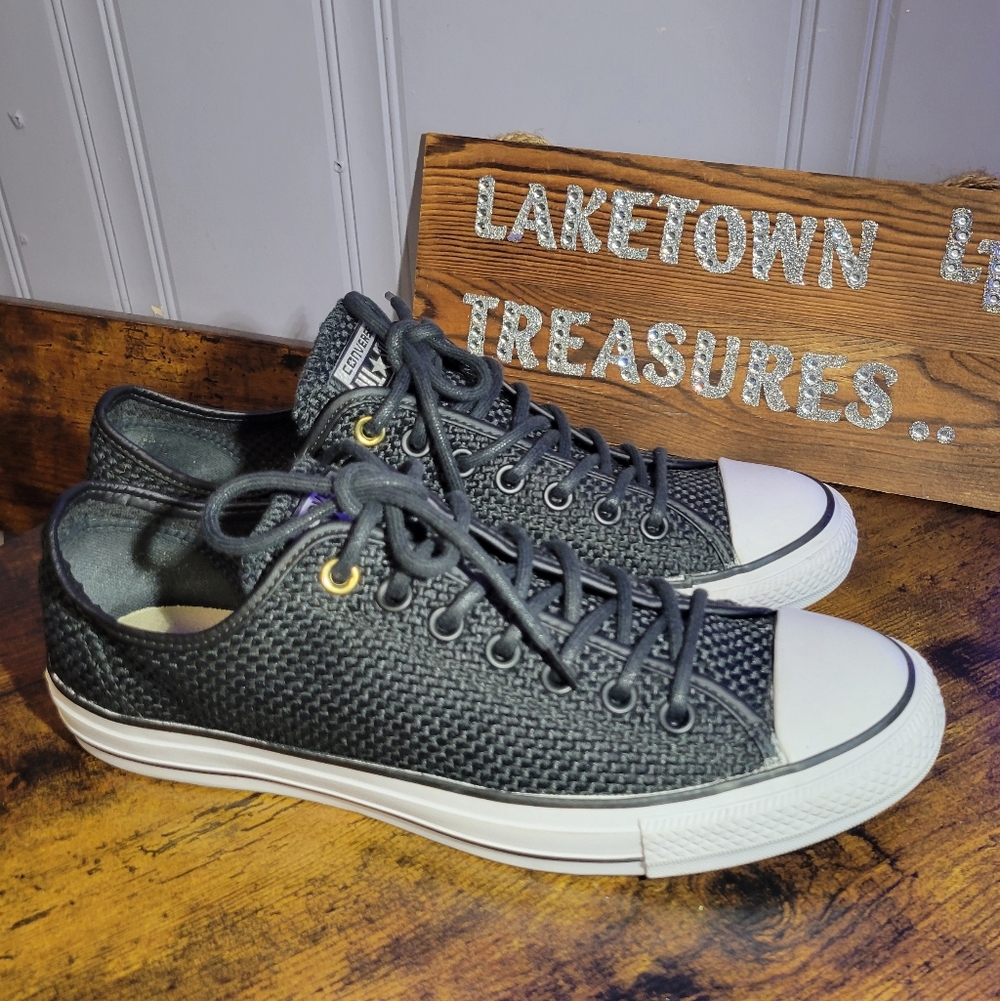 Converse Chuck Taylor All Star Ox Amp cloth low top Sneakers black/white - Picture 4 of 16